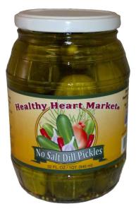 No Salt Dill Pickles